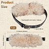 Imitation Leather Rabbit Hair Belt AJEW-WH20019-57B-2