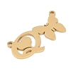 304 Stainless Steel Pendants STAS-L279-002G-Q-2