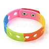 Unisex Silicone Cord Bracelets BJEW-M204-01G-3