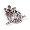 Tibetan Style Alloy Toggle Clasps LS-LF0677Y-3