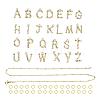 26Pcs A~Z Alphabet Necklaces Making Kits DIY-YW0002-29G-1