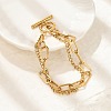 304 Stainless Steel Multi-strand Bracelets BJEW-U023-05G-3