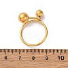304 Stainless Steel Adjustable Cuff Rings for Women RJEW-B131-03B-3