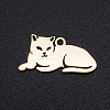 304 Stainless Steel Kitten Pendants A-STAS-N090-JN857-2-1