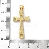 Brass Micro Pave Cubic Zirconia Pendants KK-A212-07E-G-3