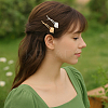 9Pcs 3 Colors Iron Hair Bobby Pins PHAR-HY0001-12-5