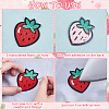 12Pcs 6 Styles Cloth Embroidery Cloth Iron on/Sew on Patches PATC-CP0001-09B-5