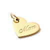 Mother's Day 304 Stainless Steel Pendants STAS-B102-09C-G-2