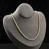 3mm Brass Rope Chain Necklaces for Men Women NJEW-G160-10G-3