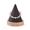 Wood Necklace Displays NDIS-E020-05B-7