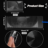 AHADEMAKER 10Pcs PVC Plasic Portable Credit Card Size Magnifying Lenses AJEW-GA0005-06-2