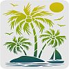 Large Plastic Reusable Drawing Painting Stencils Templates DIY-WH0202-232-1