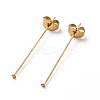 Ion Plating(IP) 304 Stainless Steel Flat Head Pins STAS-I315-D06-G-1