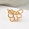 304 Stainless Steel with Acrylic Finger Rings RJEW-Z118-01G-4