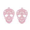 430 Stainless Steel Filigree Pendants STAS-S108-23E-2