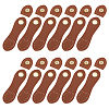 12 Bags Imitation Leather Snap Buckles FIND-AR0006-79-1