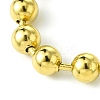 Ion Plating(IP) 304 Stainless Steel Bead Necklaces for Men Women NJEW-C053-05C-G-2