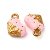 304 Stainless Steel Enamel Charms STAS-Q363-12C-G-2