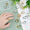 304 Stainless Steel Open Cuff Finger Rings RJEW-UN00012-2