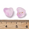 Frosted Transparent Acrylic Beads OACR-F013-04-3