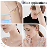 10Pcs Sun with Moon Brass Micro Pave Colorful Cubic Zirconia Pendants KK-BBC0004-16-6