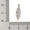 Non-Tarnish 304 Stainless Steel Pendants STAS-S123-03P-06-3