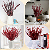 20Pcs Plastic Artificial Eucalyptus Leaves DJEW-GF0001-88B-5