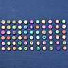 150Pcs 3 Styles Handmade Polymer Clay Colours Beads CLAY-SZ0001-31-7