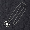 Non-Tarnish 201 Stainless Steel Pendant Necklaces for Man NJEW-Q336-02I-P-4