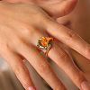 304 Stainless Steel Cuff Open Rings for Women WG3AC19-01-3