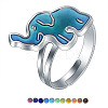 Zinc Alloy Adjustable Finger Rings for Girls FS-WGF0ECC-01-1