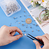 120Pcs 304 Stainless Steel Post Stud Earring Settings STAS-ME0001-29-3