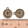 Alloy Pendant Cabochon Settings PALLOY-N156-01G-AB-2