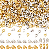 400Pcs 2 Colors Tibetan Style Tube Bails TIBE-SC0009-43-1