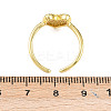 Brass Micro Pave Cubic Zirconia Cuff Rings for Women RJEW-Z113-01G-02-3