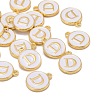 Golden Plated Alloy Charms X-ENAM-S118-01D-4