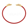 Braided Steel Wire Bangles Making KK-CBA6056-02H-G-1