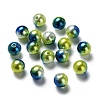 Rainbow ABS Plastic Imitation Pearl Beads OACR-Q174-6mm-16-1