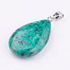 Natural & Synthetic Mixed Gemstone Pendants G-S045-9-B-2