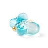 Transparent Glass Charms PALLOY-JF01734-5