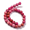 Dyed Natural Regalite/Imperial Jasper/Sea Sediment Jasper Beads Strands G-B124-C02-07-5