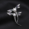 Dragonfly Alloy Rhinestone Brooch LS-PW-WG859D6-01-5