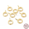 925 Sterling Silver Screw Eye Peg Bails X-STER-D035-42G-4