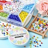 DIY Letter & Seed Beads Jewelry Set Making Kit DIY-YW0005-21-6