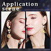 30Pcs 201 Stainless Steel Stud Earring Findings STAS-BBC0002-08-5