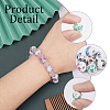 180Pcs 15 Colors Handmade Porcelain Beads PORC-CA0001-15-5
