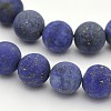 Natural Lapis Lazuli Round Beads Strands G-D660-12mm-1