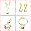 20Pcs 2 Colors Alloy Enamel Pendants ENAM-CJ0004-20-6