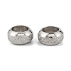 Non-Tarnish Frosted 201 Stainless Steel European Beads LS-X-STAS-B020-13P-3