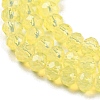 Baking Paint Transparent Glass Beads Strands DGLA-A034-J2mm-B07-4